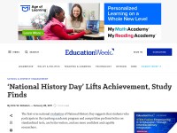 http://blogs.edweek.org/edweek/curriculum/2011/01/national_history_day_lifts_ach.html