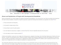 http://disabilityjustice.org/justice-denied/abuse-and-exploitation/