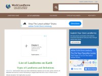 http://worldlandforms.com/landforms/list-of-all-landforms/