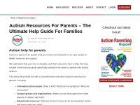 http://www.autismparentingmagazine.com/autism-resources-parents/#.VyADavkrLbg