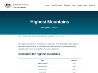 http://www.ga.gov.au/scientific-topics/national-location-information/landforms/highest-mountains