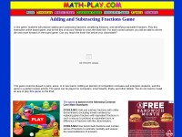 http://www.math-play.com/adding-and-subtracting-fractions-game.html