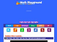 http://www.mathplayground.com/puzzle_pics_clocks.html