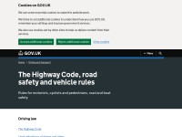 https://www.gov.uk/browse/driving/highway-code