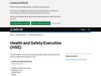 https://www.gov.uk/health-and-safety-executive