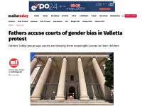 https://www.maltatoday.com.mt/news/national/117366/fathers_accuse_courts_of_gender_bias_in_valletta_protest?fbclid=IwAR34gtWoRbsIT_Eh7DQEQKl6BjBi3brmbrfF6vBlkMb7XxA9J3b7F7J5-Eg#.Yq8iPnZBzIV