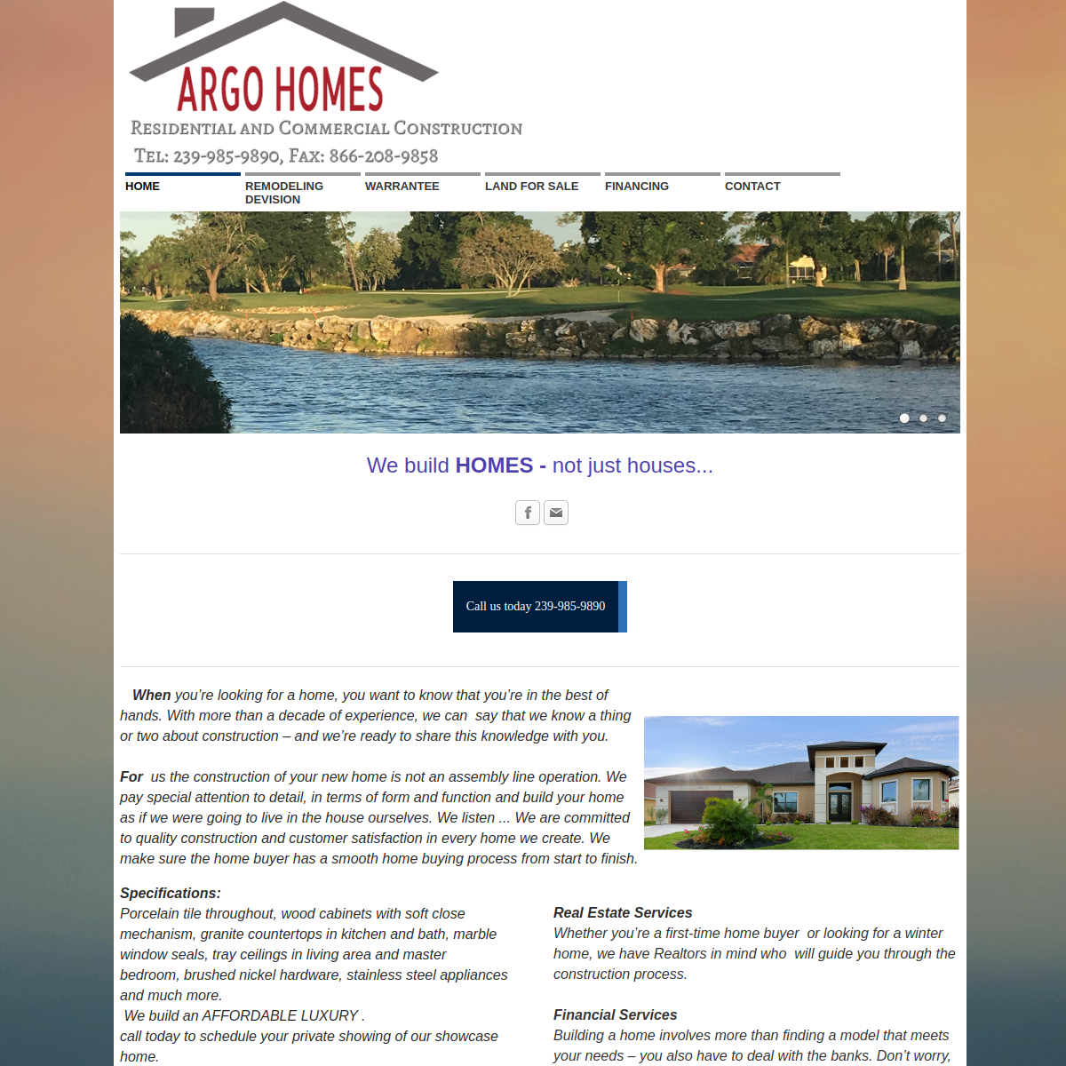 Thumbnail for Argo Homes Florida Construction Company
